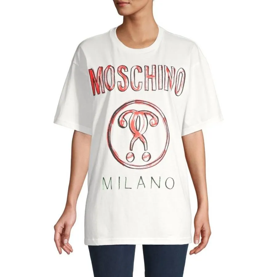 Áo Phông Moschino Logo Graphic Cotton Tee