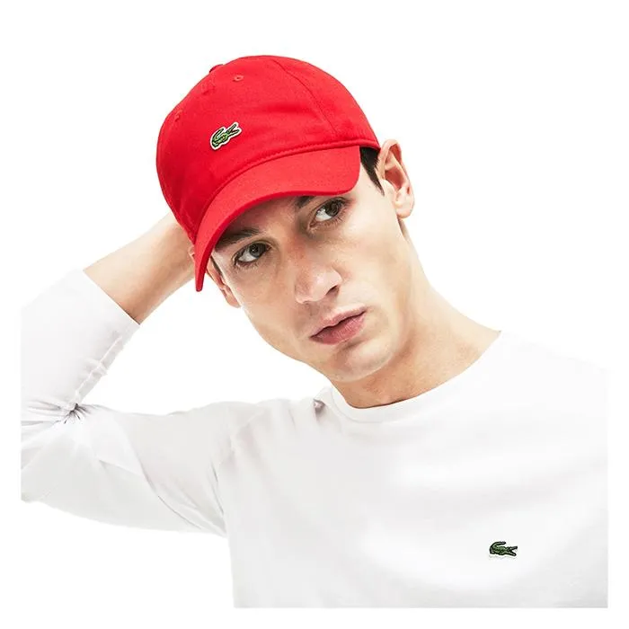 Mũ Lacoste Gabardine Small Croc Màu Đỏ