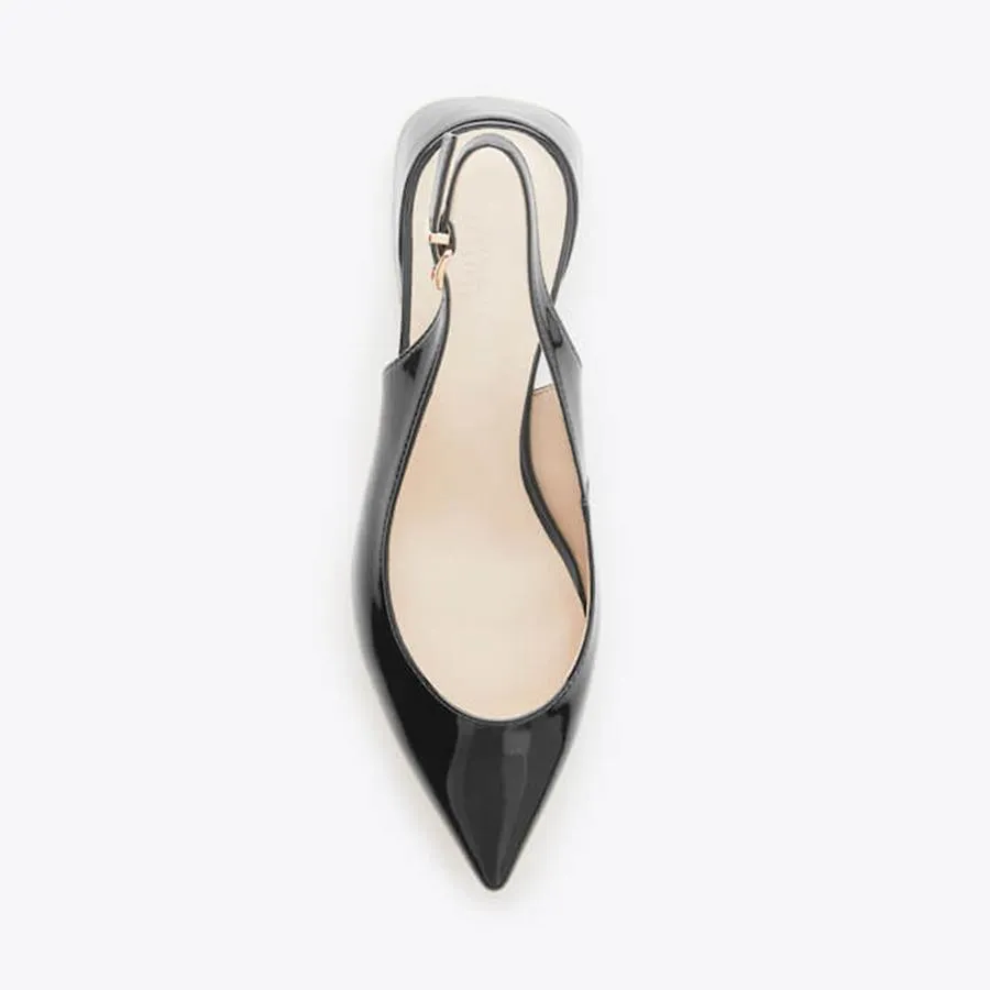 Giày Gót Thấp Nữ Pazzion 7018-08 - BLACK - Size 34 - Giày - Vua Hàng Hiệu