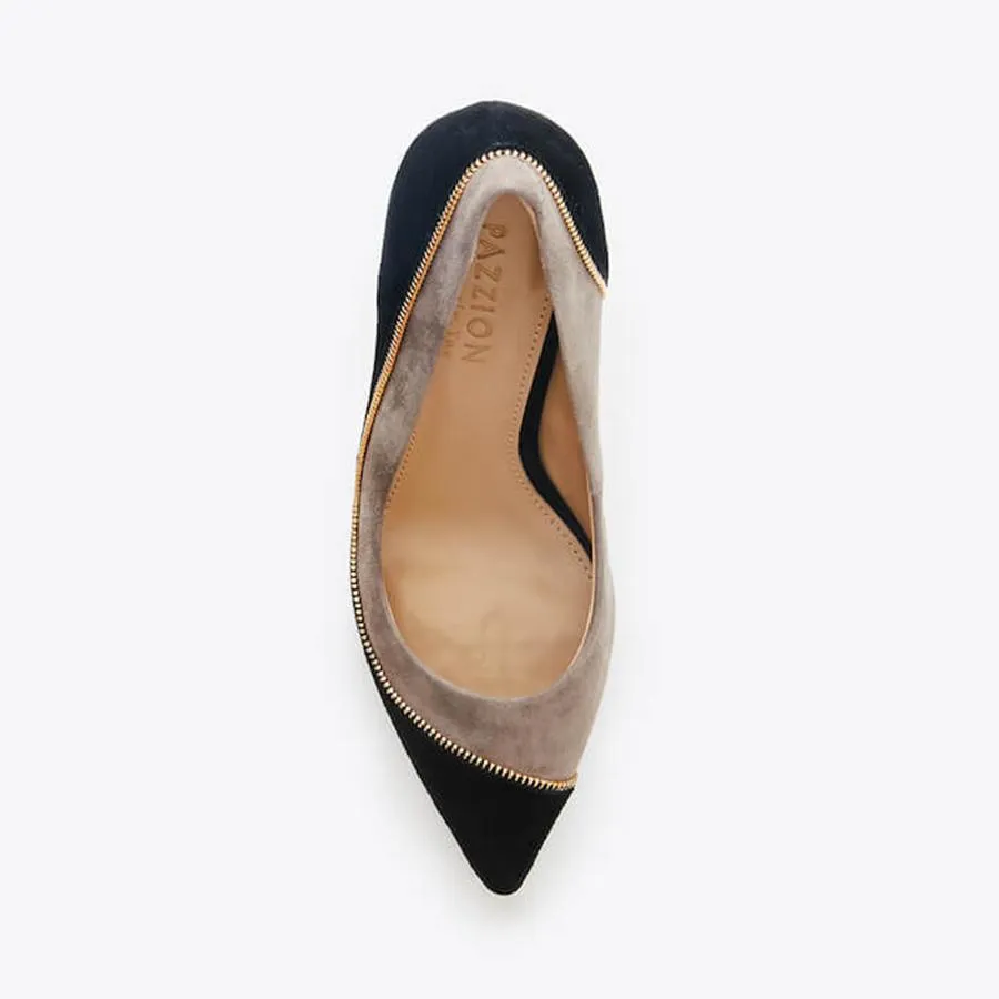 Giày Cao Gót Nữ Pazzion 835-7 - GREY - Màu Đen Xám Size 34 - Giày - Vua Hàng Hiệu