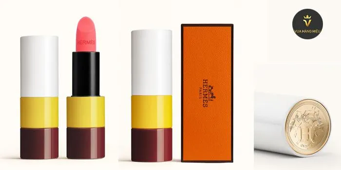 Son Rouge Hermès Limited 27 Rose Inoui - Màu Hồng San Hô Neon Phiên Bản Giới Hạn