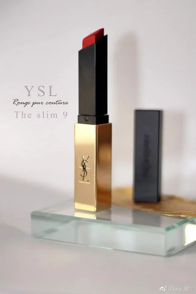 Son Yves Saint Laurent YSL Rouge Pur Couture The Slim Màu 09 – Red Enigma – Đỏ gạch - Son Môi - Vua Hàng Hiệu