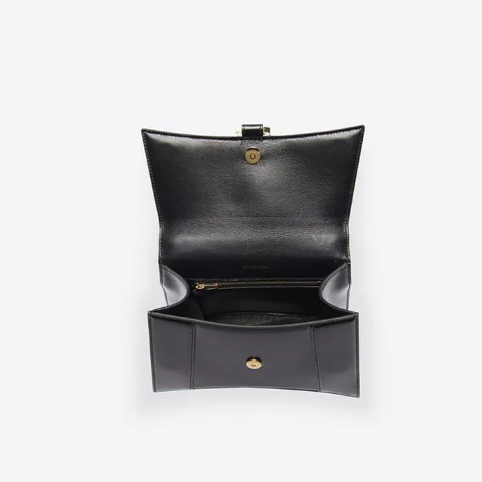 Túi Xách Tay Nữ Balenciaga Hourgla Small Top Handle Bag 5935461QJ4M1000 Màu Đen - Túi xách - Vua Hàng Hiệu
