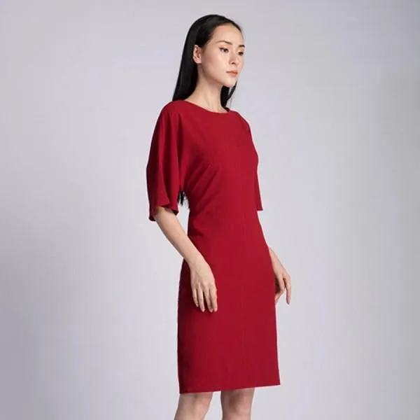 Đầm Sát Nách Tiểu Thư Phối Nơ Tay Bèo Nhẹ Hàng Thiết Kế T74-TK10 (Có Size  Lớn) | The V Fashion
