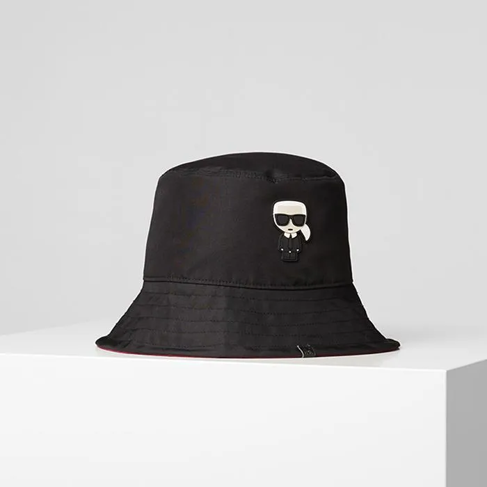 Mũ Karl Lagerfeld K/Ikonik Bucket Hat Màu Đen