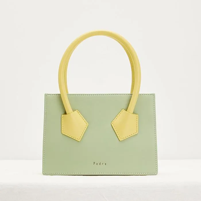 Túi Xách Tay Pedro Structured Top Handle Bag Màu Xanh Lá