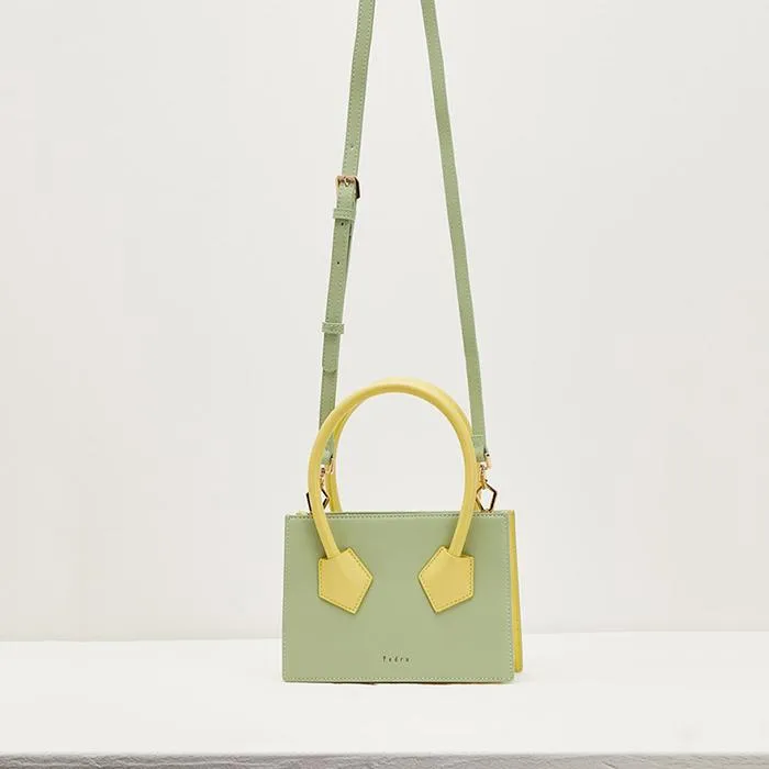 Túi Xách Tay Pedro Structured Top Handle Bag Màu Xanh Lá