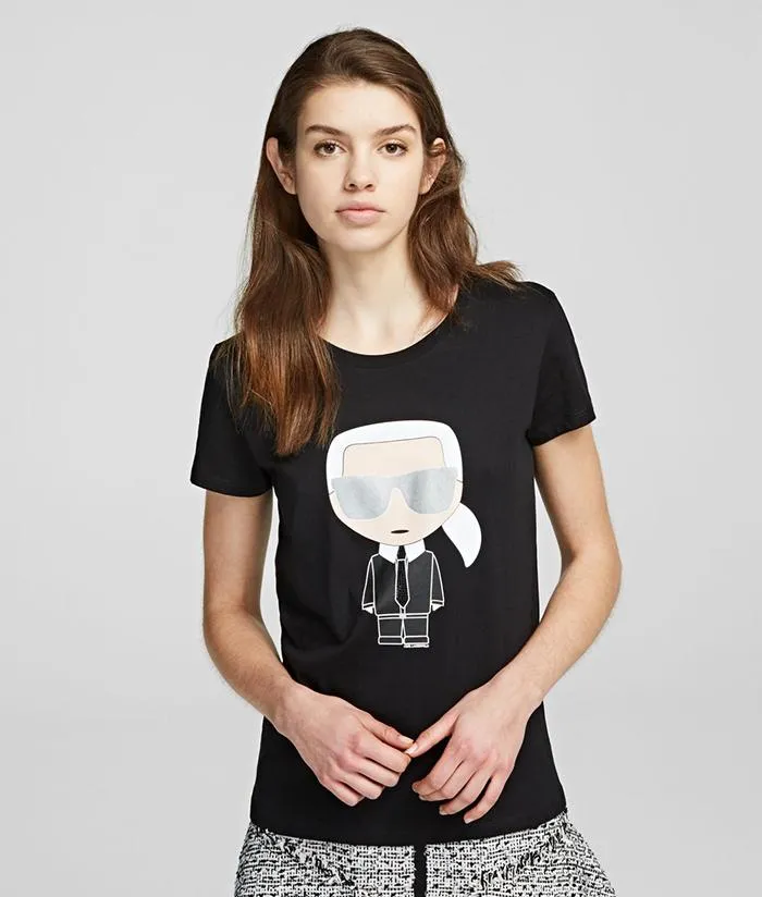 Áo Phông Karl Lagerfeld Ikonik Karl T-Shirt Màu Đen - Thời trang - Vua Hàng Hiệu