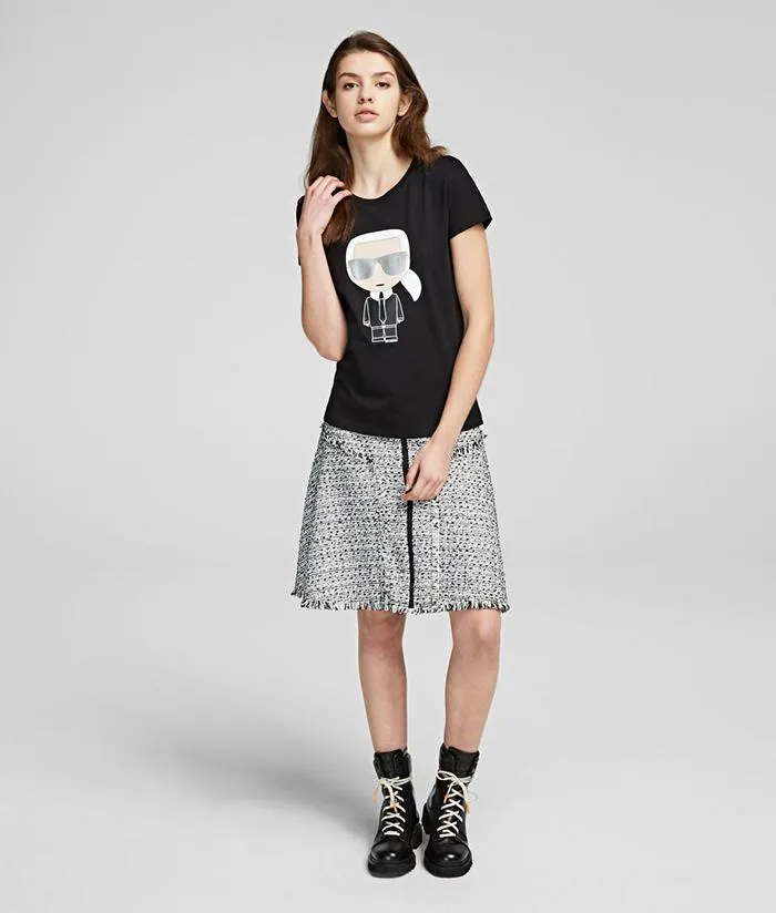 Áo Phông Karl Lagerfeld Ikonik Karl T-Shirt Màu Đen - Thời trang - Vua Hàng Hiệu