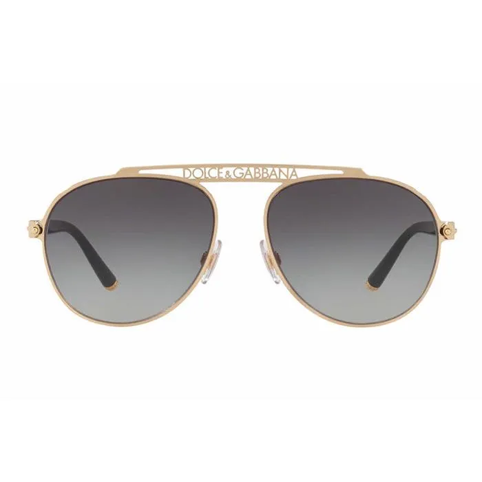 Kính Mát Dolce & Gabbana D&G DG2235 Gold / Grey Gradient Lens - Kính mắt - Vua Hàng Hiệu