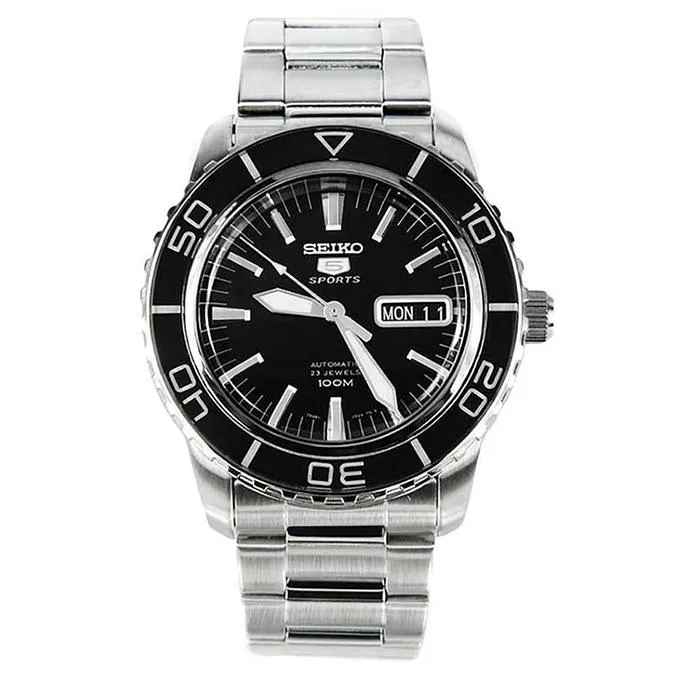 Đồng Hồ Nam Seiko 5 Automatic SNZH55K1 Màu Bạc Đen - Đồng hồ - Vua Hàng Hiệu