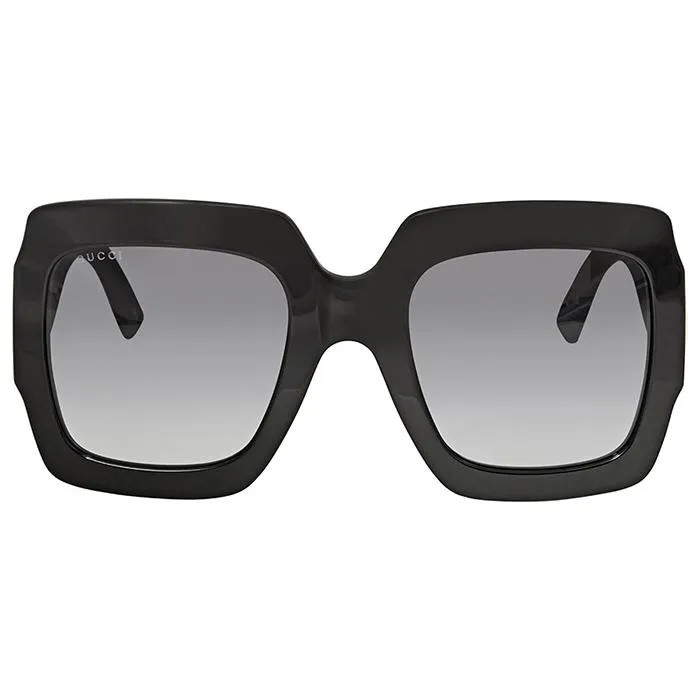 Kính Mát Gucci Grey Gradient Square Ladies Sunglasses GG0102S 001 54
