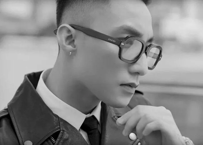Kính Mát Gucci LKM 450 Gọng Đen Tròng Trắng