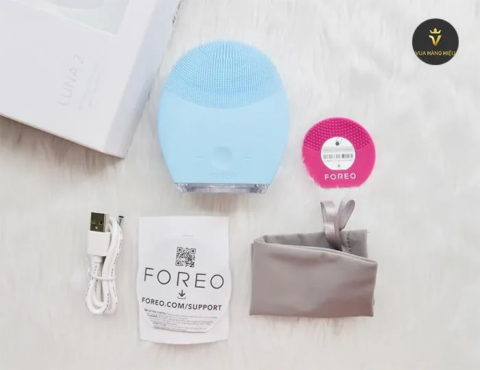 Combo Máy Rửa Mặt Foreo Luna 2 Xanh Dương + Toner Và Kem Dưỡng Da Obagi - Máy rửa mặt - Vua Hàng Hiệu