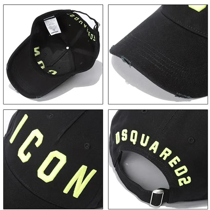 Mũ DSquared2 Dis Kelp Grouper Ard Cap Hat Màu Đen
