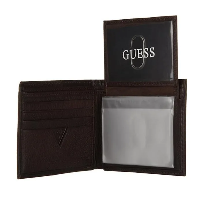 Ví Nam Guess Monterrey Passcase Wallet 31GU22X003 Màu Nâu