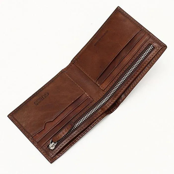 Ví Nam Guess Men's Leather Slim Bifold - 31GU130015 Màu Nâu