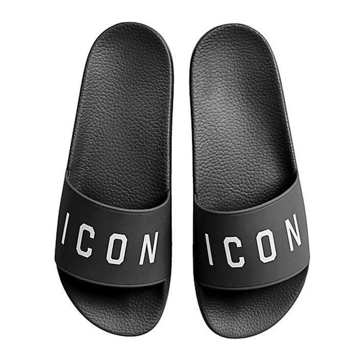 Dép Dsquared2 Icon Black Sandals Màu Đen Size 41 - 2