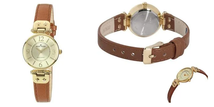 Đồng Hồ Anne Klein Dây Da 109442CHHY Cho Nữ