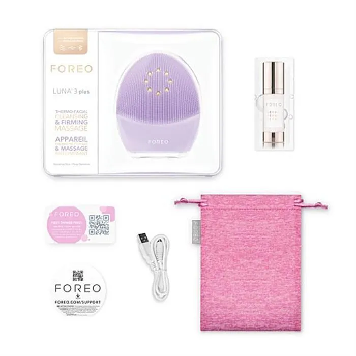 Máy Rửa Mặt Foreo Luna 3 Plus Màu Tím Dành Cho Da Nhạy Cảm - Máy rửa mặt - Vua Hàng Hiệu