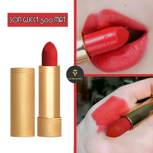 Review các màu Son Gucci Rouge À Lèvres Satin Lipstick đẹp nhất mua nhiều hiện nay - 10