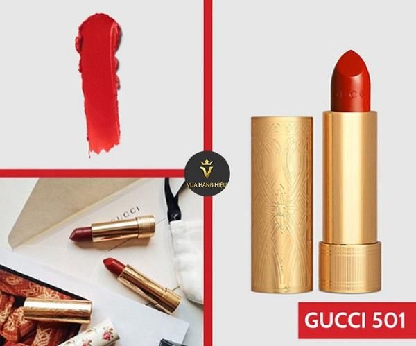 Review các màu Son Gucci Rouge À Lèvres Satin Lipstick đẹp nhất mua nhiều hiện nay - 15