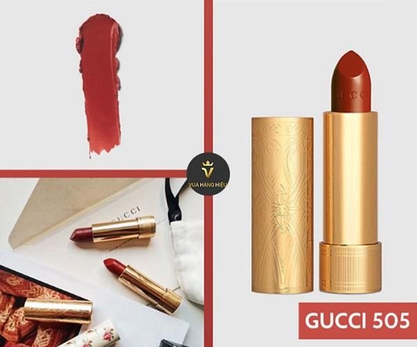 Review các màu Son Gucci Rouge À Lèvres Satin Lipstick đẹp nhất mua nhiều hiện nay - 20