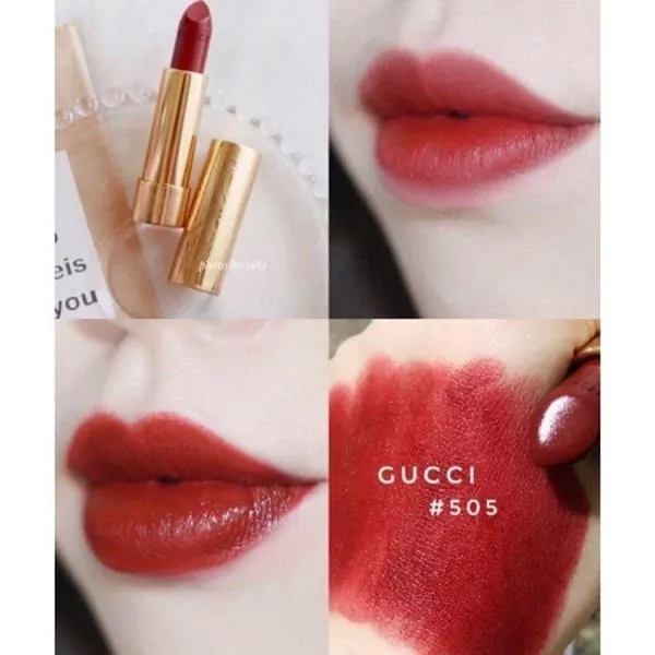 Review các màu Son Gucci Rouge À Lèvres Satin Lipstick đẹp nhất mua nhiều hiện nay - 19