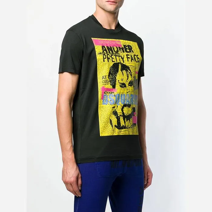 Áo Phông Dsquared2 Another Pretty Face T-Shirt Màu Đen Size M - Thời trang - Vua Hàng Hiệu