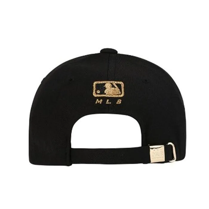 Mũ MLB Logo Chỉ Thêu 32CPIG861-06L Màu Đen