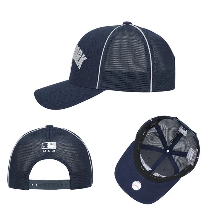 Mũ MLB Uniform Piping Curved Cap New York Yankees Màu Xanh Navy - Mũ nón - Vua Hàng Hiệu