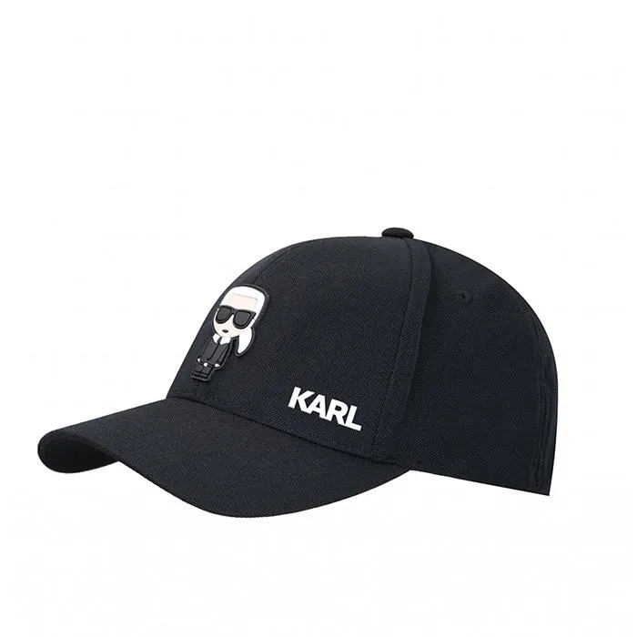Mũ Karl Lagerfeld Baseball Cap-Black Màu Đen - Mũ nón - Vua Hàng Hiệu