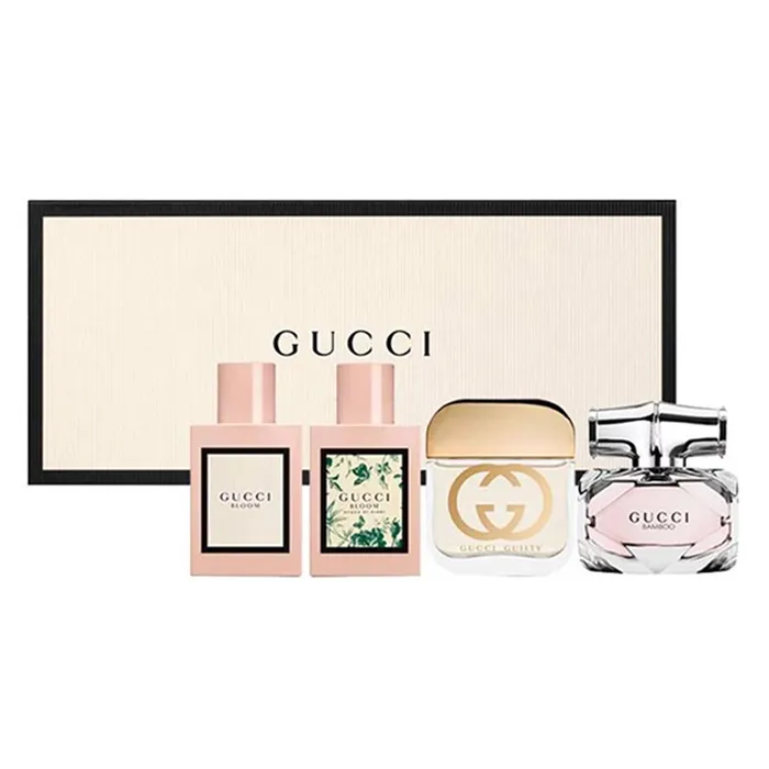 Set Nước Hoa Gucci Miniature Collection Mini 4 Chai Cho Nữ - Nước hoa - Vua Hàng Hiệu