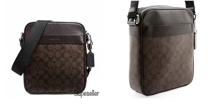 Túi Coach Nam Men Charles Flight Signature Crossbody Bag F54788 Màu Nâu