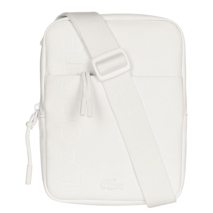 Túi Đeo Chéo Lacoste S Flat Crossover Bag Shoulder Bag Màu Trắng - 1