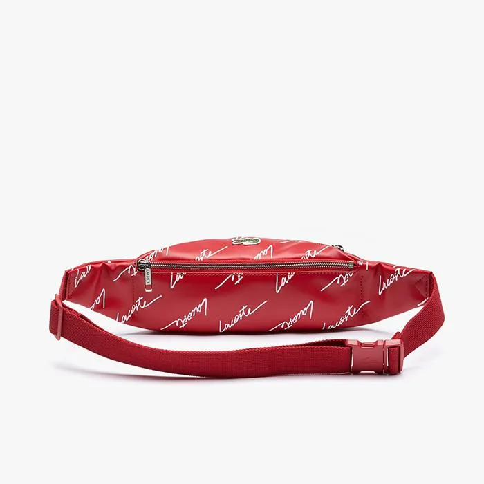 Túi Lacoste Sac Banane Zippé Lacoste Live Signature Màu Đỏ