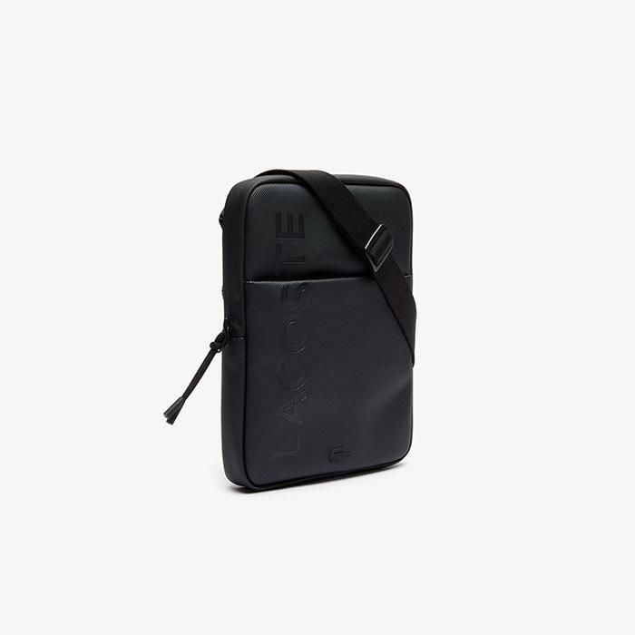 Túi Đeo Chéo Lacoste S Flat Crossover Bag Shoulder Bag Màu Đen - 1