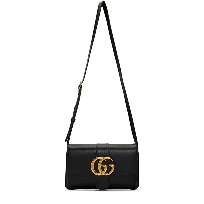 Túi Đeo Chéo Gucci Black Small Arli Shoulder Bag 201451F048140 Màu Đen - Túi xách - Vua Hàng Hiệu