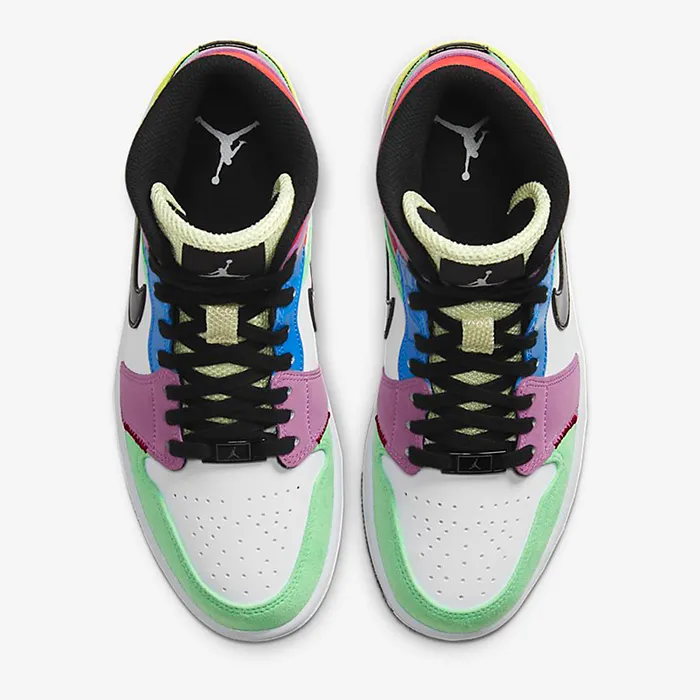 Giày Nike Jordan 1 Mid Se Multi-Color CW1140-100 Phối Màu - Giày - Vua Hàng Hiệu