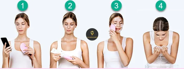 Máy Rửa Mặt Foreo Luna 3 Màu Xanh Dương Dành Cho Da Hỗn Hợp (Đã Kích Hoạt) - Máy rửa mặt - Vua Hàng Hiệu