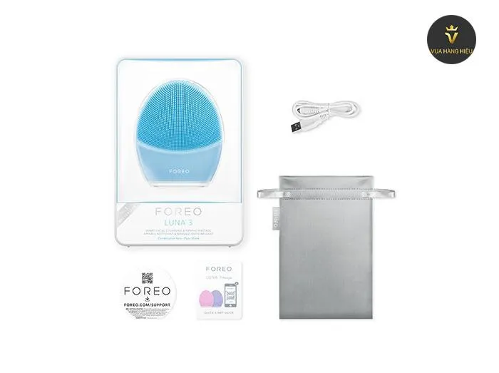 Máy Rửa Mặt Foreo Luna 3 Màu Xanh Dương Dành Cho Da Hỗn Hợp (Đã Kích Hoạt) - Máy rửa mặt - Vua Hàng Hiệu