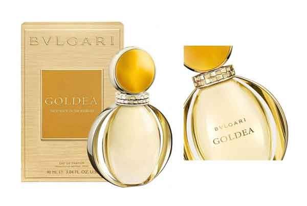Thiết kế chai nước hoa Bvlagri Goldea 90ml