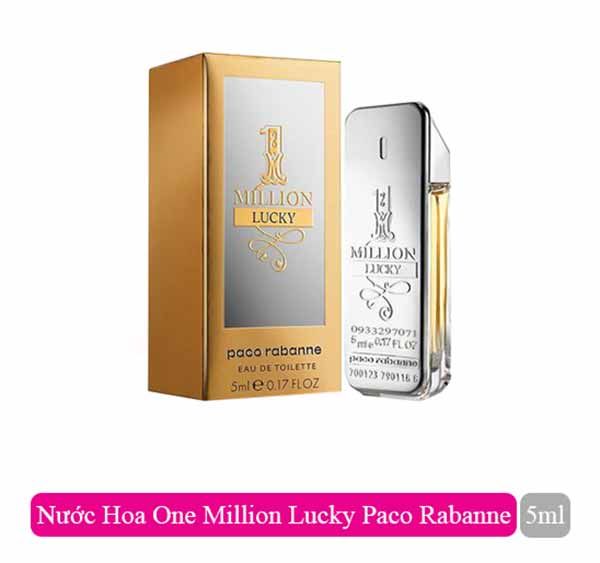 Hương vị nước hoa 1 Million Lucky Paco Rabanne for men 5ml