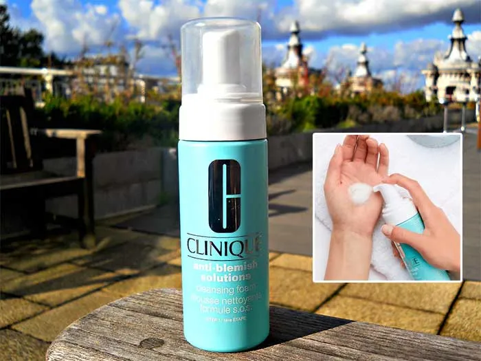 Sữa Rửa Mặt Clinique Anti-Blemish Solutions Cleansing Foam 125ml, Giảm Mụn Dạng Bọt