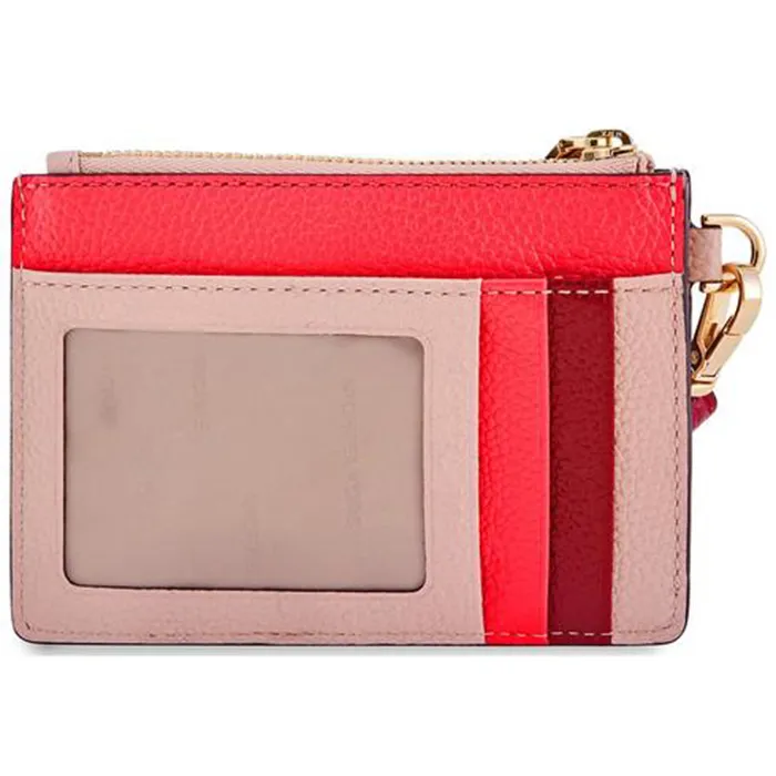 Ví Cầm Tay Michael Kors MK Mercer Small Zip Leather Coin Purse Màu Hồng - Túi xách - Vua Hàng Hiệu
