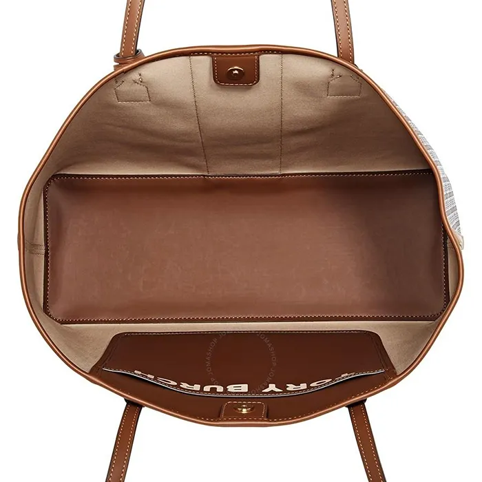 Túi Tote Tory Burch Gemini Link Canvas Tote- Umber Gemini Link Màu Nâu - Túi xách - Vua Hàng Hiệu