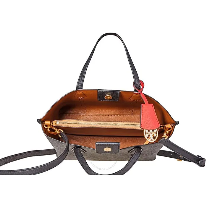 Túi Tote Tory Burch Perry Small Triple-Compartment Tote Màu Đen - Túi xách - Vua Hàng Hiệu