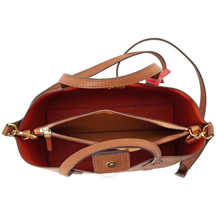 Túi Tote Tory Burch Perry Small Triple-Compartment Tote- Light Umber Màu Nâu - Túi xách - Vua Hàng Hiệu