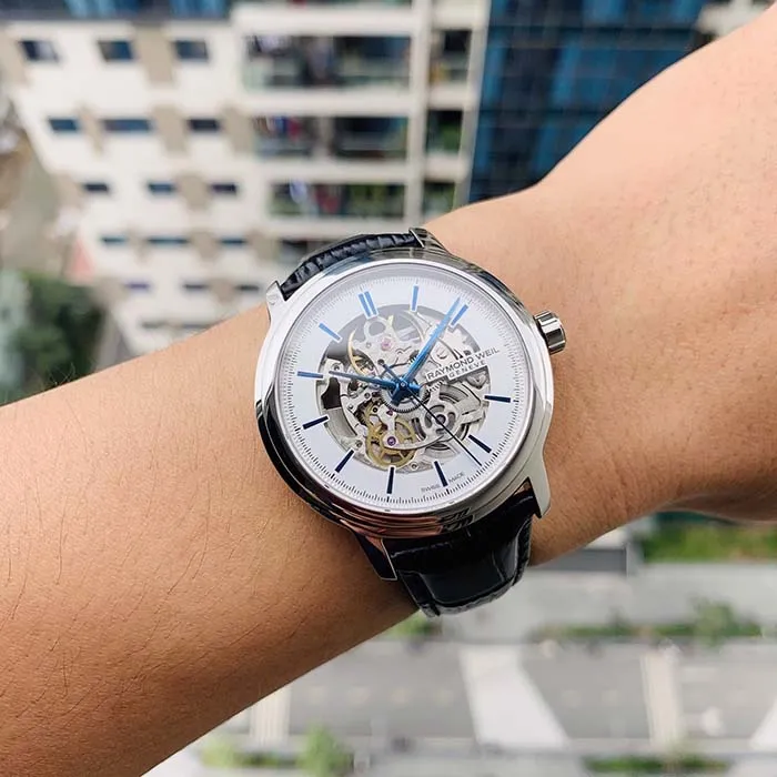Đồng Hồ Nam Raymond Weil Maestro Skeleton 2215-STC-65001 - Đồng hồ - Vua Hàng Hiệu