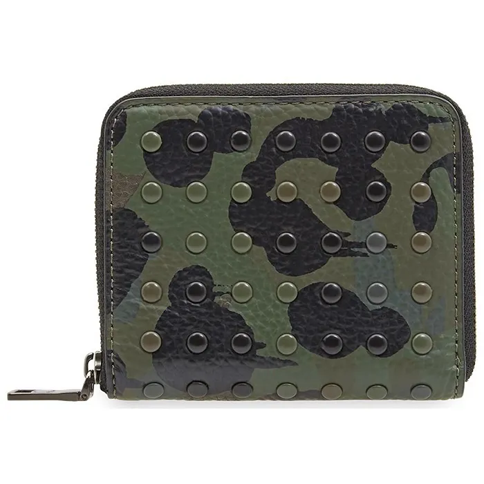Ví Cầm Tay Coach Amry Green Small Zip Around Wallet Màu Xanh Lá Cây